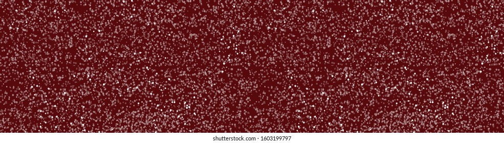 Snow on a red background texture overlay bokeh highlights for cristhmas theme background