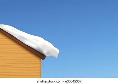 snow on roof