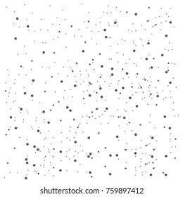 Snow on a white background, Vector illustration