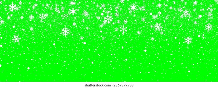 Snow overlay background. Snowflakes fall down illustration