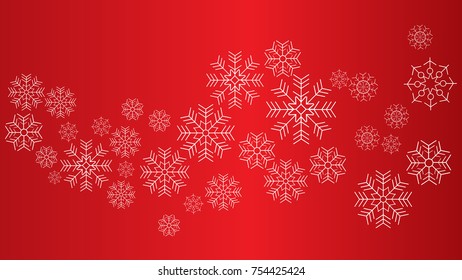 Snow pattern vector. free space for text. merry christmas wallpaper.