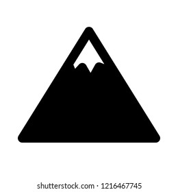 Snow peak mountain