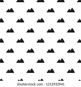 Snow peak pattern seamless vector repeat geometric for any web design