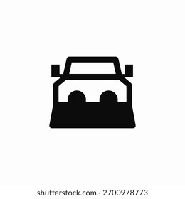 snow plow icon sign vector