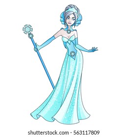 Snow Queen fairy tale character