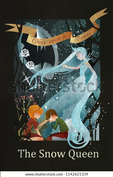雪の女王 カイ ゲルダ童話のイラスト のベクター画像素材 ロイヤリティフリー