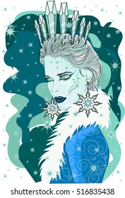 The Snow Queen - Vector Illustration