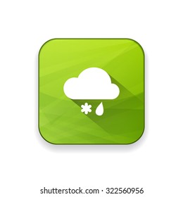 snow rain icon