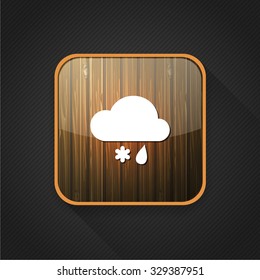 snow rain icon