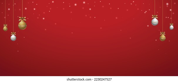 Snow red background. Christmas snowy winter design. White falling snowflakes, abstract landscape. Cold weather effect. Magic nature fantasy snowfall texture decoration. Vector illustration