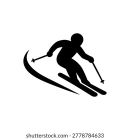 Snow Rush Icon Isolated On White Background