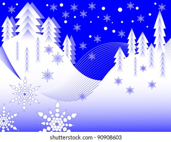 Snow Scene