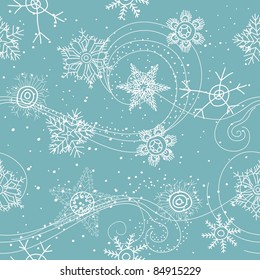 Snow Seamless Pattern