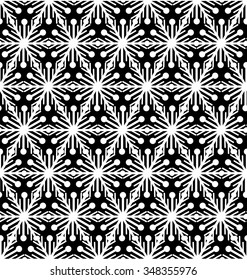 Snow seamless pattern. Abstract winter ornamental textured background. Snowflake pattern. Snow flake vector holiday editable texture Oriental arabic ornament
