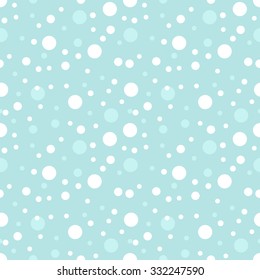 Snow seamless pattern. Vector illustration