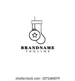 snow shoe logo icon design template modern vector illustration
