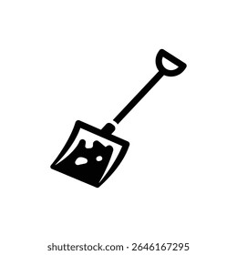 Snow Shovel with Ice Patch for Winter Snow Clearing