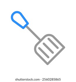 Snow Shovel Icon. Concept of winter, cleaning, and maintenance.