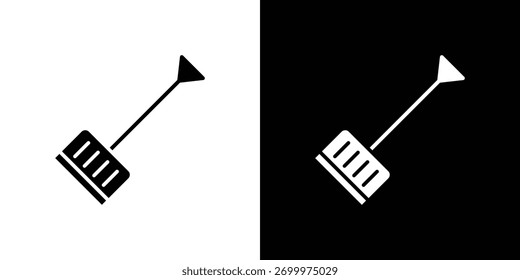 Schneeschaufel-Symbol, Logo-Elemente von grafischen Designs
