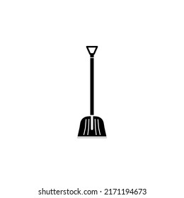 snow shovel symbol. Snow shovel vector icon. shovel icon. shovel vector design. sign design
