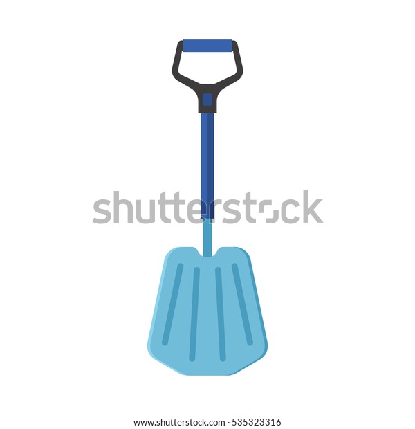 Download Snow Shovel Vector Illustration Blue Sport Stock Vector ...