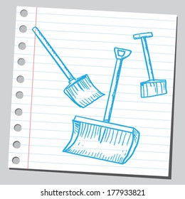 Snow shovels
