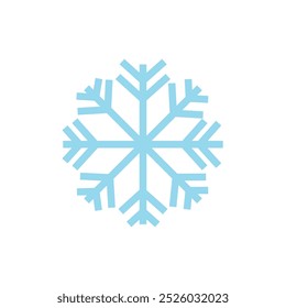 snow sign ,Snowflake icon or logo. Christmas and winter theme symbol. winter icon Vector and illustration.