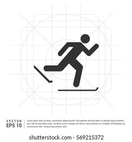 Snow Skating Icon