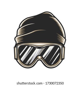 Schneeschuhmaske