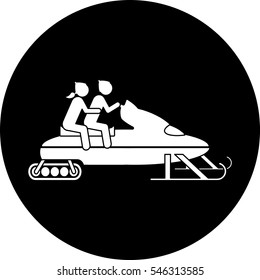 Snow Sledge Ski Bike icon