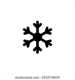 snow, snowflake icon vector design template