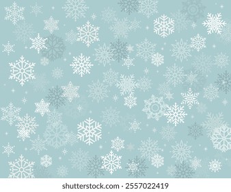 Snow or Snowflake symbol pattern. Snowfall winter soft illustration background. Snowfall dust freeze granules. 