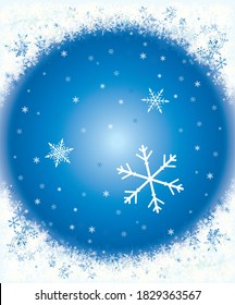 snow and snowflake winter background illustration greeting card and patterns