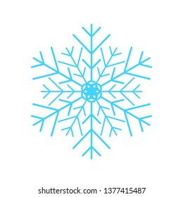 snow, snowflake, winter icon isolated on background. vector illustrations