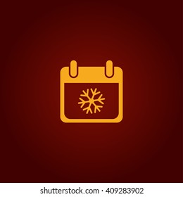 snow, snowflake, winter icon vector illustration