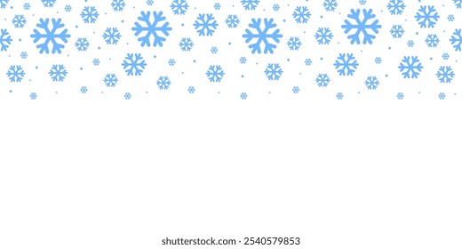 Snow. Snowflakes falling christmas decoration