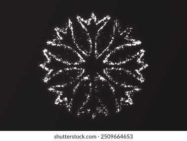 Snow and snowflakes on transparent background. Winter snowfall effect of falling white snow flakes and shining, New Year snowstorm or blizzard realistic backdrop. Christmas or Xmas holidays.