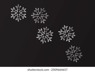 Snow and snowflakes on transparent background. Winter snowfall effect of falling white snow flakes and shining, New Year snowstorm or blizzard realistic backdrop. Christmas or Xmas holidays.