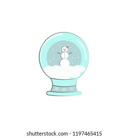 snow, snowman, Christmas lamp icon. Element of Christmas for mobile concept and web apps. Colored snow, snowman, Christmas lamp illustration can be used for web and mobile