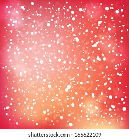 Snow and soft highlights background.