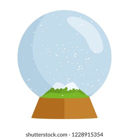 snow sphere christmas accessory