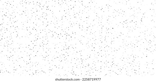 Snow, stars, fairy twinkling lights, rain drops on black background. Abstract vector noise. Small particles of debris and dust. Distressed uneven grunge texture overlay.
