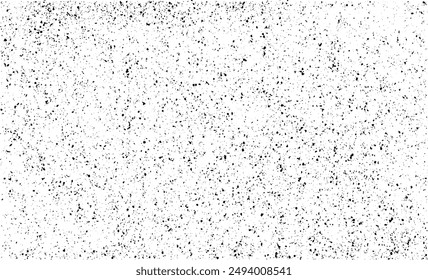 Snow, stars, fairy twinkling lights, rain drops on black background. Abstract vector noise. Small particles of debris and dust. Distressed uneven grunge texture overlay.
