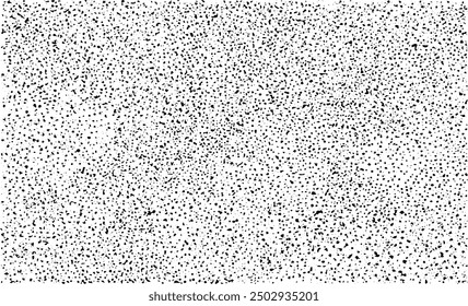 Snow, stars, fairy twinkling lights, rain drops on black background. Abstract vector noise. Small particles of debris and dust. Distressed uneven grunge texture overlay.
