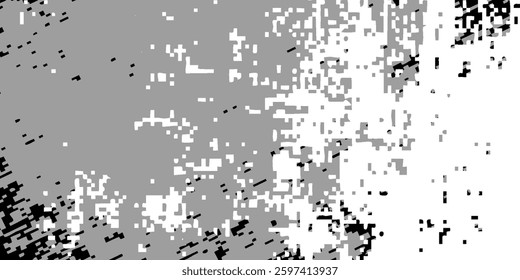 Snow, stars, fairy twinkling lights, rain drops on black background. Abstract vector noise. Small particles of debris and dust. Distressed uneven grunge texture