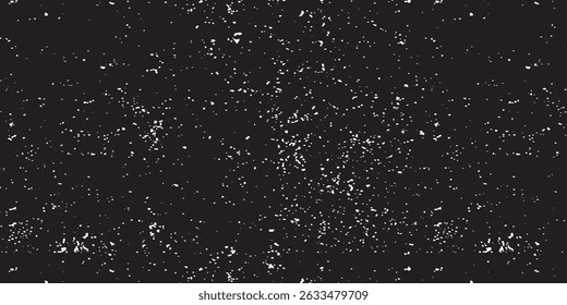 Snow, stars, fairy twinkling lights, rain drops on black background. Abstract vector noise. Small particles of debris and dust. Distressed uneven grunge texture overlay.
