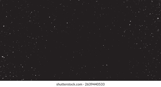 Snow, stars, fairy twinkling lights, rain drops on black background. Abstract vector noise. modern eps 10