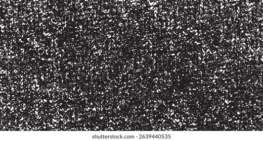 Snow, stars, fairy twinkling lights, rain drops on black background. Abstract vector noise. Small particles of debris and dust. Distressed uneven grunge texture overlay.