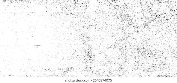 Snow, stars, fairy twinkling lights, rain drops on black background. Abstract vector noise. Small particles of debris and dust. Distressed uneven grunge texture overlay.