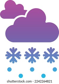 Snow Storm vector icon. Can be used for printing, mobile and web applications.